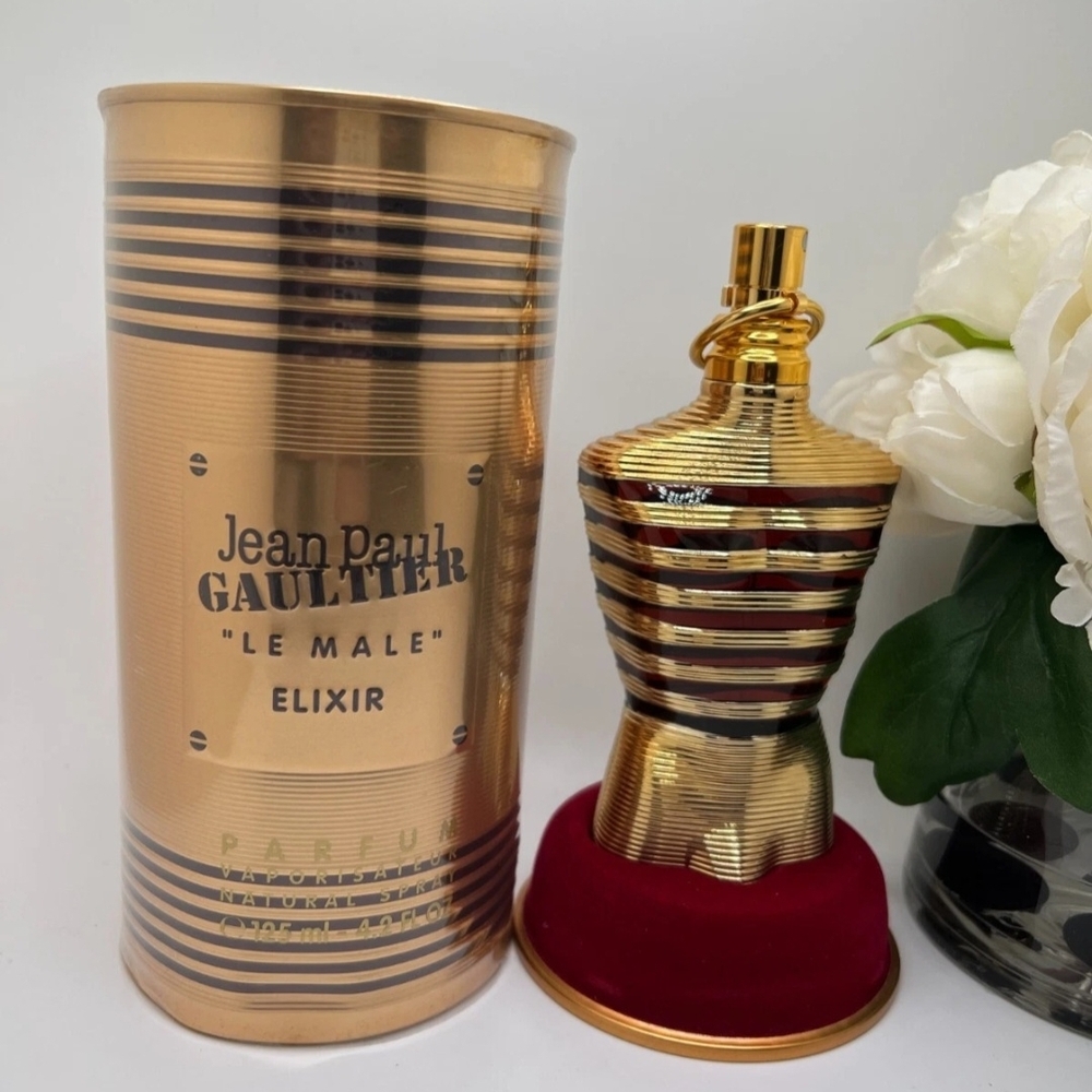 Jean Paul Gaultier Le Male Elixir Gold Bottle